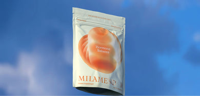 Package of MILAMEAN Hormone Balance on a blue background