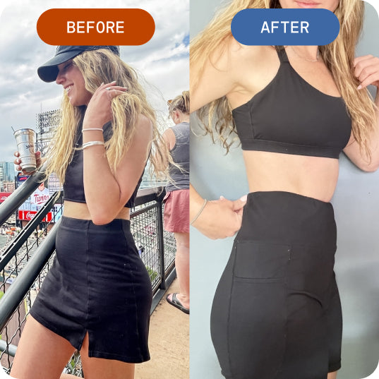Bloating that finally settles