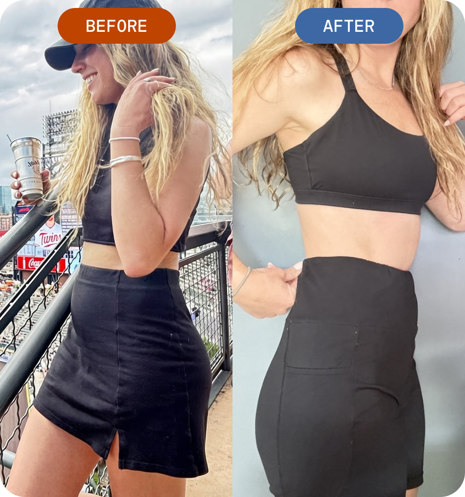 Bloating that finally settles