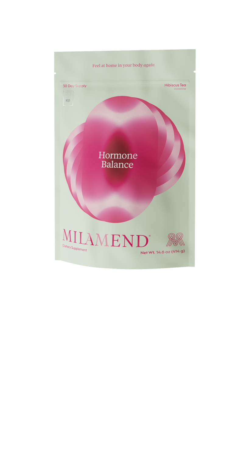 Milamend Hormone Balance pouch in Hibiscus Tea flavor